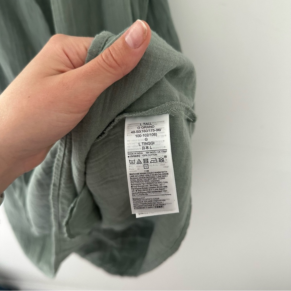 GAP Crinkle Gauze Mini Dress - Picture 7 of 11